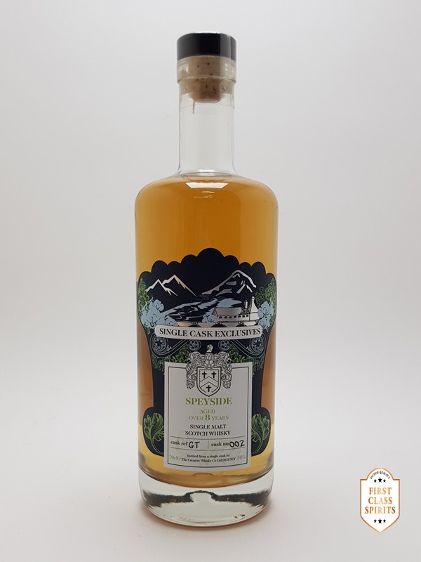 The Creative Whisky Company Single Cask Exclusives Speyside 8 Jaar GT 002