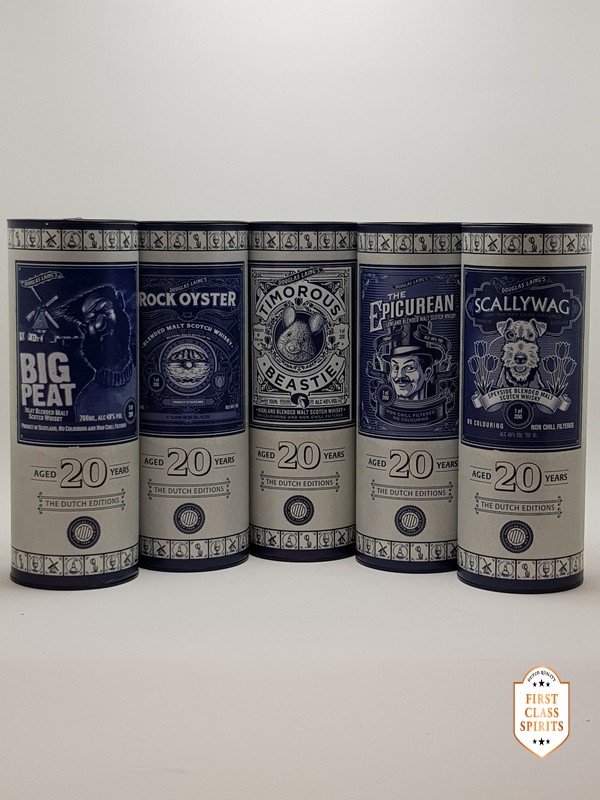 Remarkable Regional Malts The Dutch Editions 5 x 20 Jaar Douglas Laing