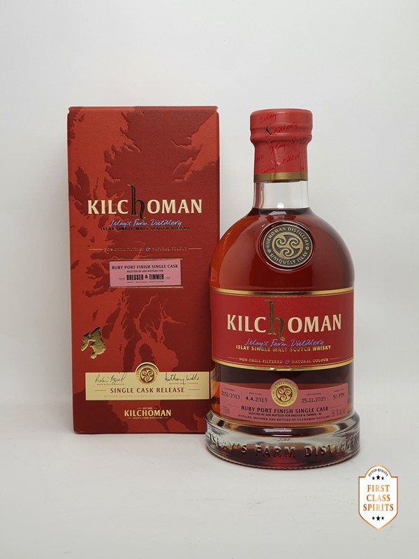 Kilchoman Ruby Port Finish Single Cask For Bresser en Timmer